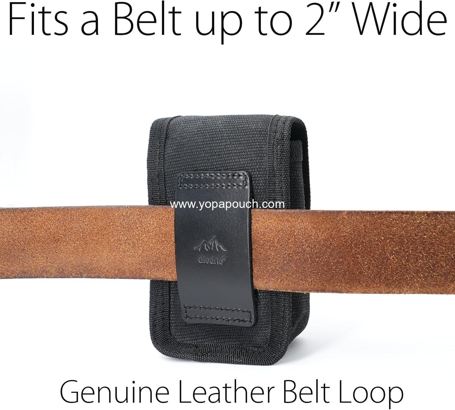 Wholesale Small Compact EDC Belt Pouch for Men and Women with Belt Loop for Hiking, Fishing, Camping, Snap Closure, Classic Waxed Canvas Supplier