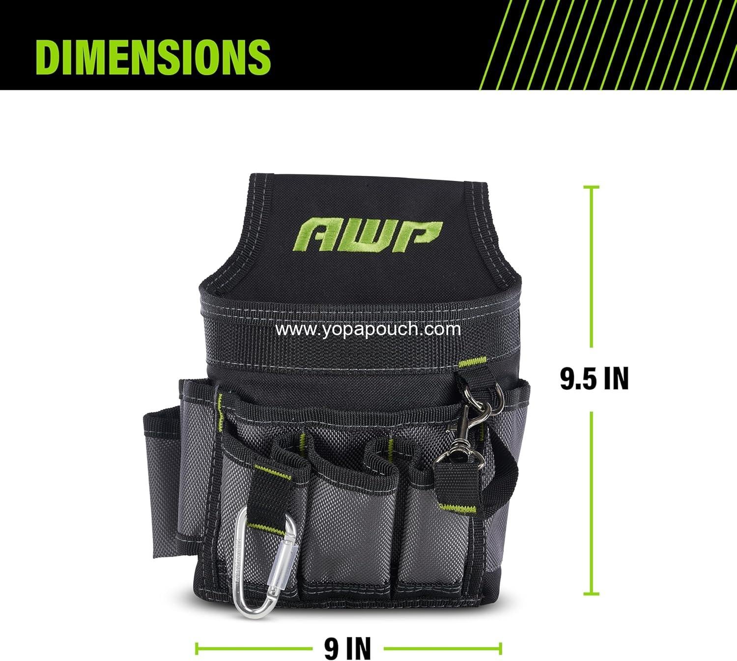 Wholesale Multi-Pocket Mini Tool Pouch Organizer for Electricians, Efficient Professional Tool Box, Black/Gray | 1L-23021-2 Supplier