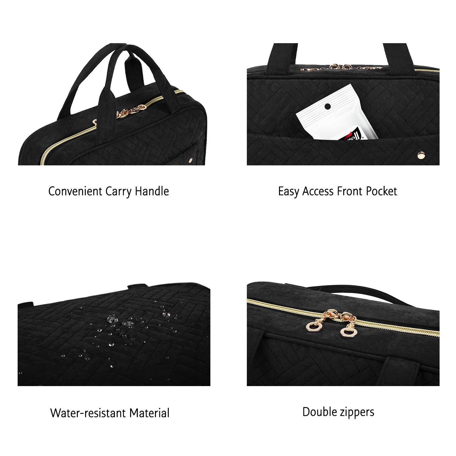 Wholesale Water-resistant Toiletry Bag with Hanging Hook, Travel Organizer for Makeup, Accessories, Shampoo, and Toiletries (Medium) - Supplier