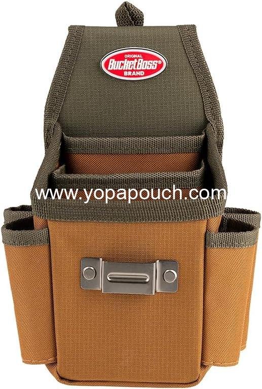 Bucket Boss - Utility Plus Pouch with FlapFit, Pouches - Original Series (54175) , Brown