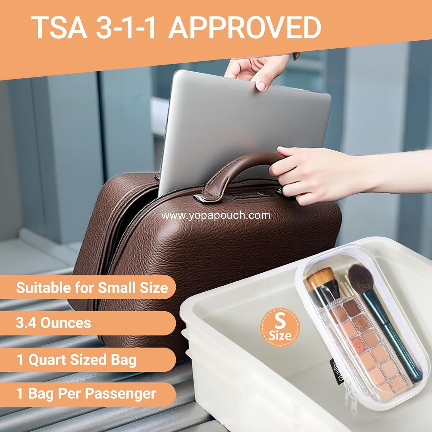 Wholesale Clear Hard Shell Zipper Case Set (2 Small, 2 Medium, 2 Large) - See-Through Hard Plastic Organizer Pouches with Zipper for Travel, Toiletries, Makeup, Electronics & Pencils - Crush-Resistant Storage Supplier