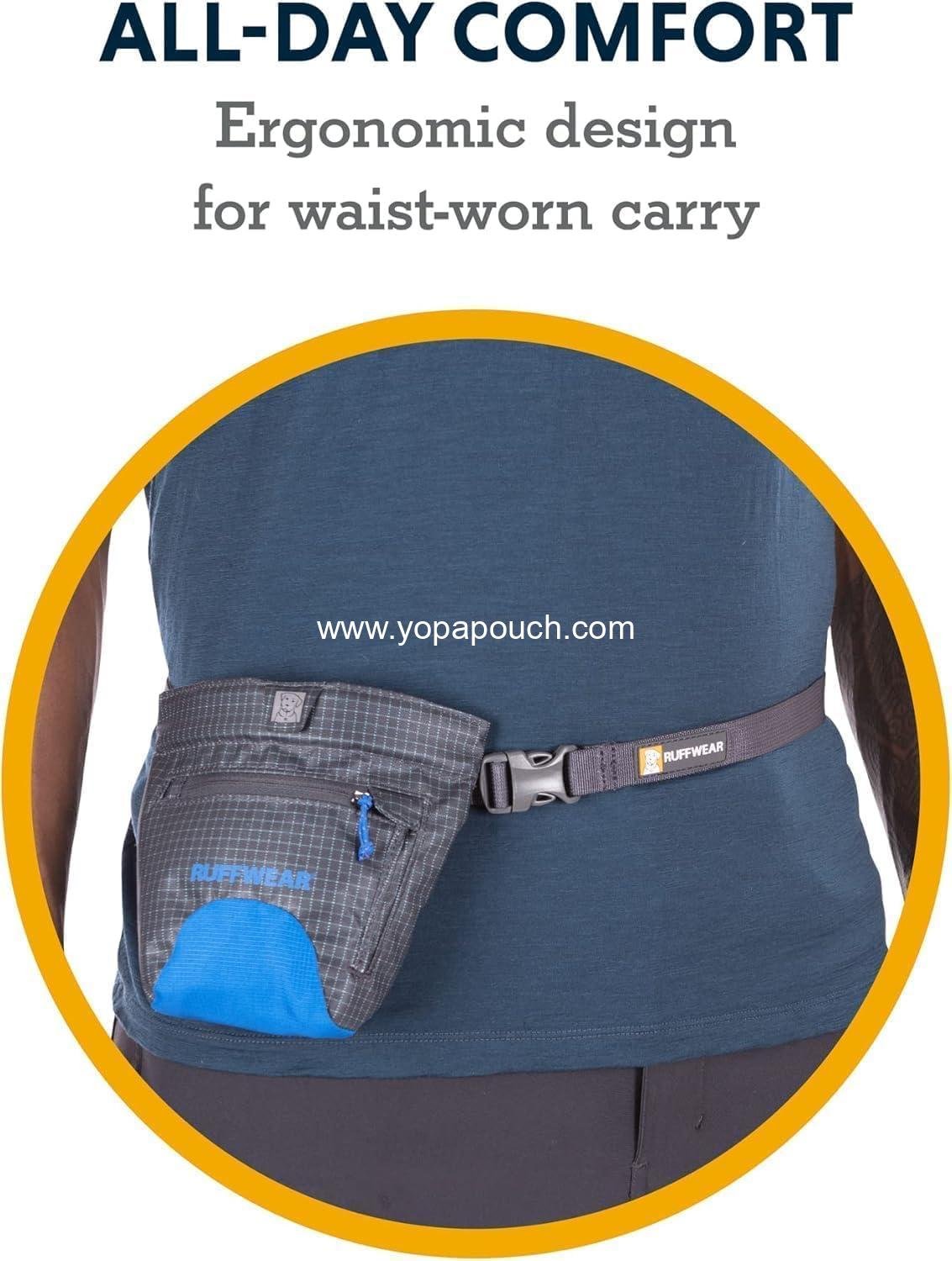 Wholesale Treat Trader Dog Treat Pouch - Hands-Free Waist-Worn with Magnetic Closure, Adjustable Belt (30-48 in) or Clip, Waterproof Food-Grade Lining, Zippered Pocket, Clicker Loop, River Rock Green - Supplier