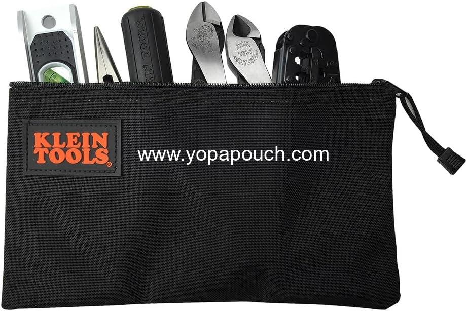 Wholesale Cordura Nylon Tool Pouch Zipper Bag with Heavy-Duty Zipper Close, 12-1/2 Inch, Black Manufacturer