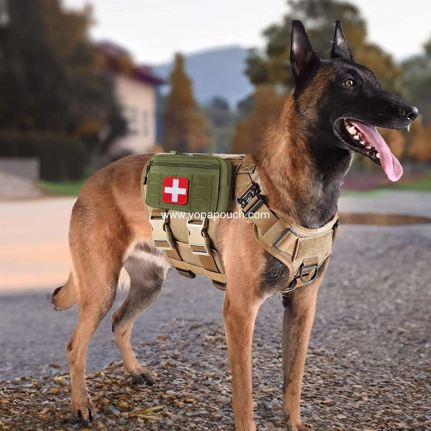 Wholesale Tactical Molle Admin Pouch Utility Laser Cut EDC Tool Bag Horizontal Modular Pouches with US Flag Patch and Keychain Supplier