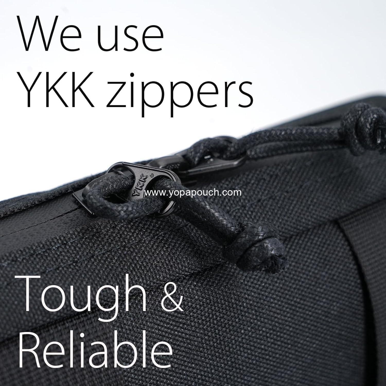 Wholesale EDC Tactical Pouch Bag for Men and Women, 2 Pack Waist Pack with YKK Zippers, Waterproof Admin Pouch for Hiking and Traveling, Black, Supplier