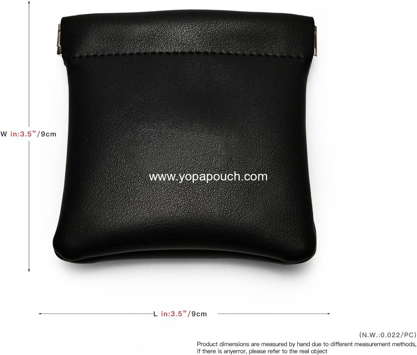 Wholesale PU Leather Jewelry Travel Bag Pouch for Christmas and Wedding Party Favor Gift (S, Black) - Supplier