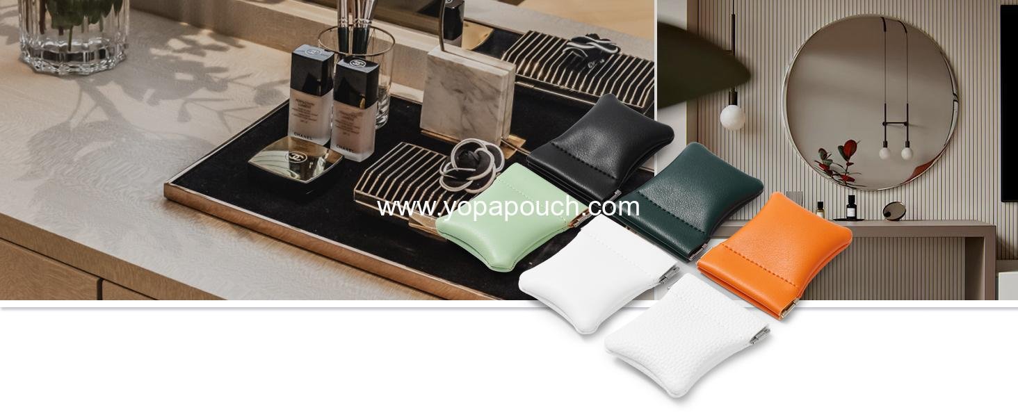 Wholesale PU Leather Jewelry Travel Bag Pouch for Christmas and Wedding Party Favor Gift (S, Black) - Supplier