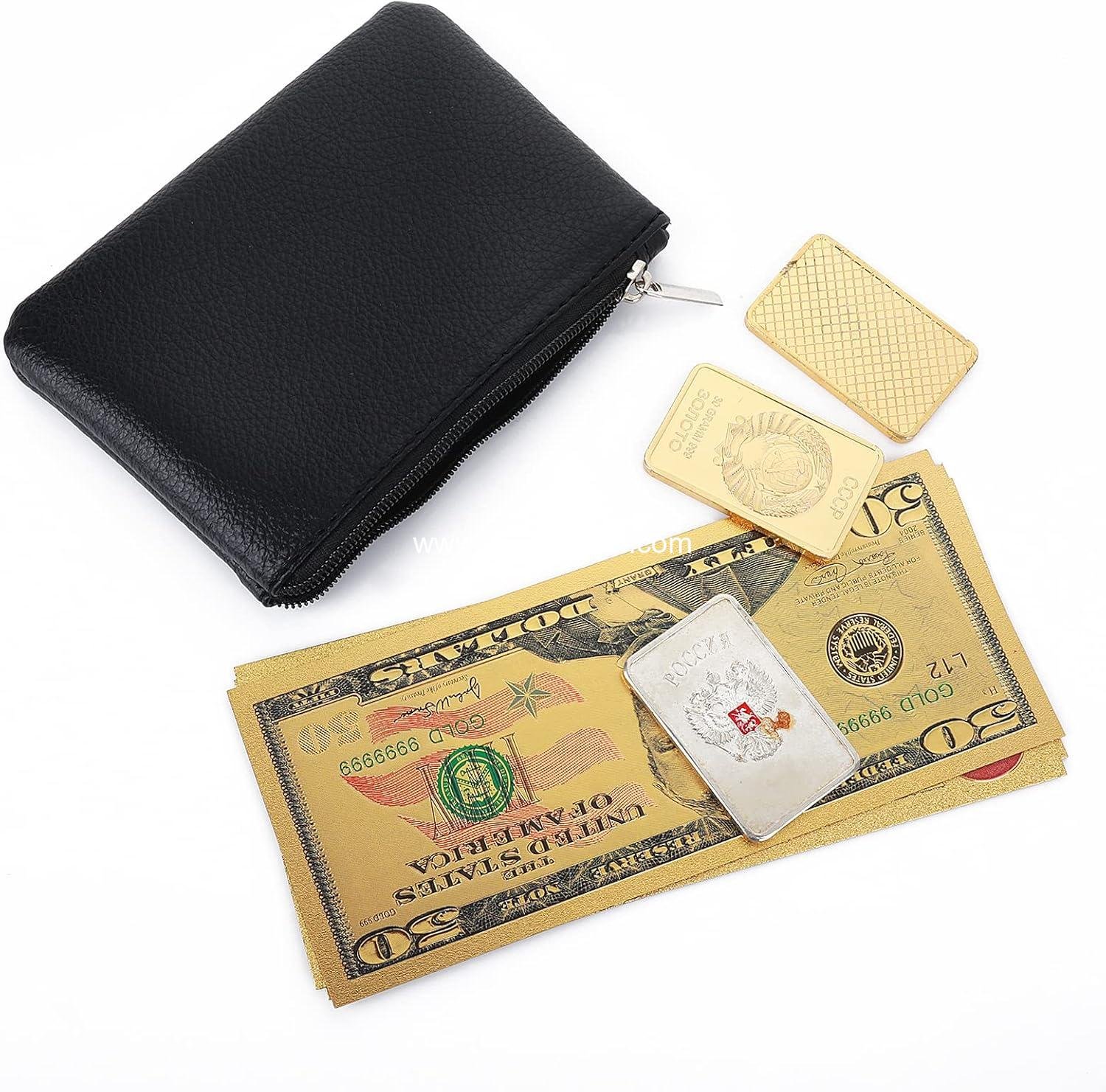 OEM PU Lychee Pattern Zipper Coin Purse - Portable Mini Change Wallet for Women, Compact Coin Pocket for Coins, Credit Card, ID, Keys, Headset, Lipstick (Black) - Supplier