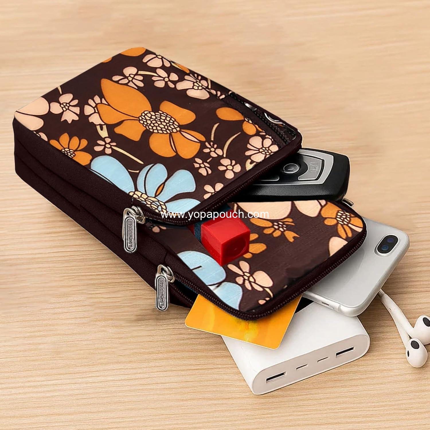 Wholesale Mini Crossbody Phone Bag for Women – Small Shoulder Bag with Multiple Pockets, Cell Phone Wallet for Travel and Shopping - Supplier