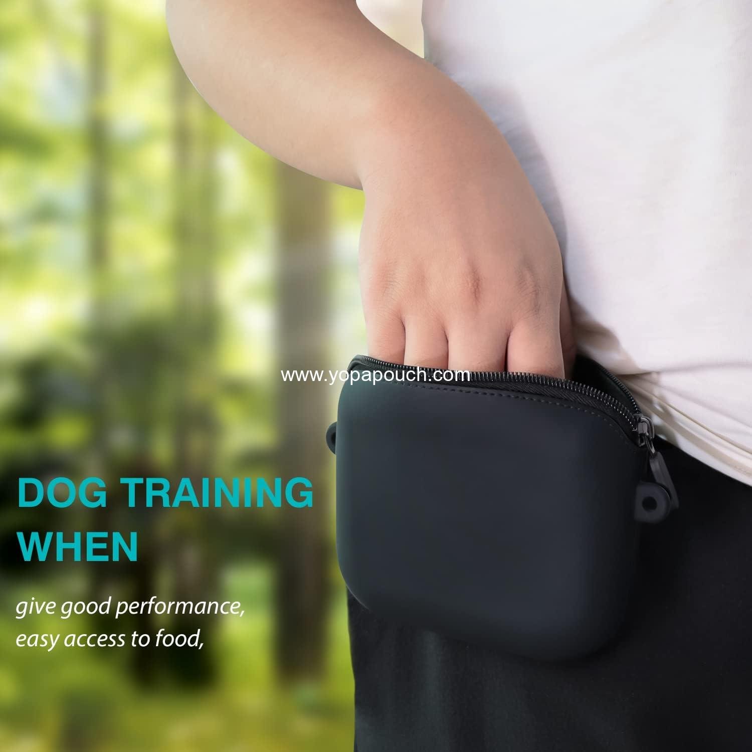 Wholesale Dog Training Treat Pouch with Clip, Portable Waterproof Puppy Treat Bag and Clicker, 8-inch Size, Supplier