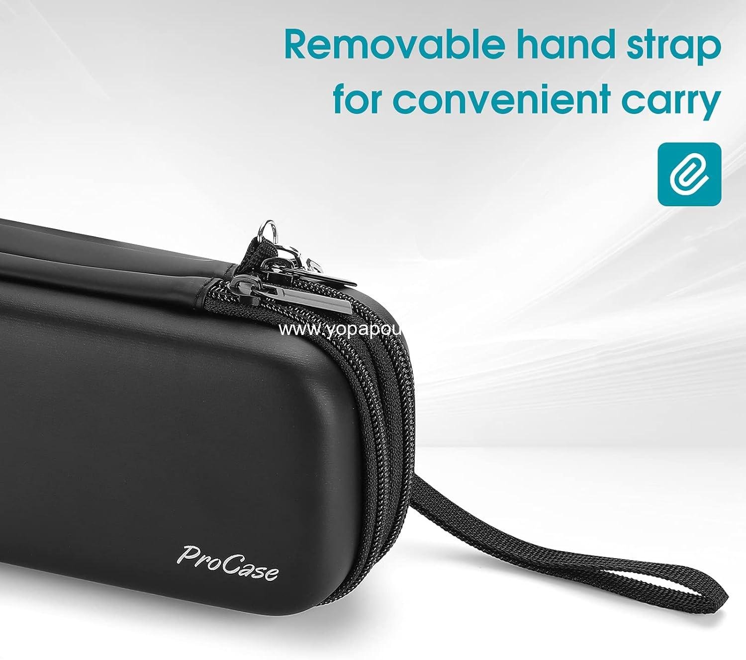 Wholesale 2-Layer EVA Zipper Pencil Case, Large Capacity Stationery Storage Organizer for School and Office Supplies - Black Supplier