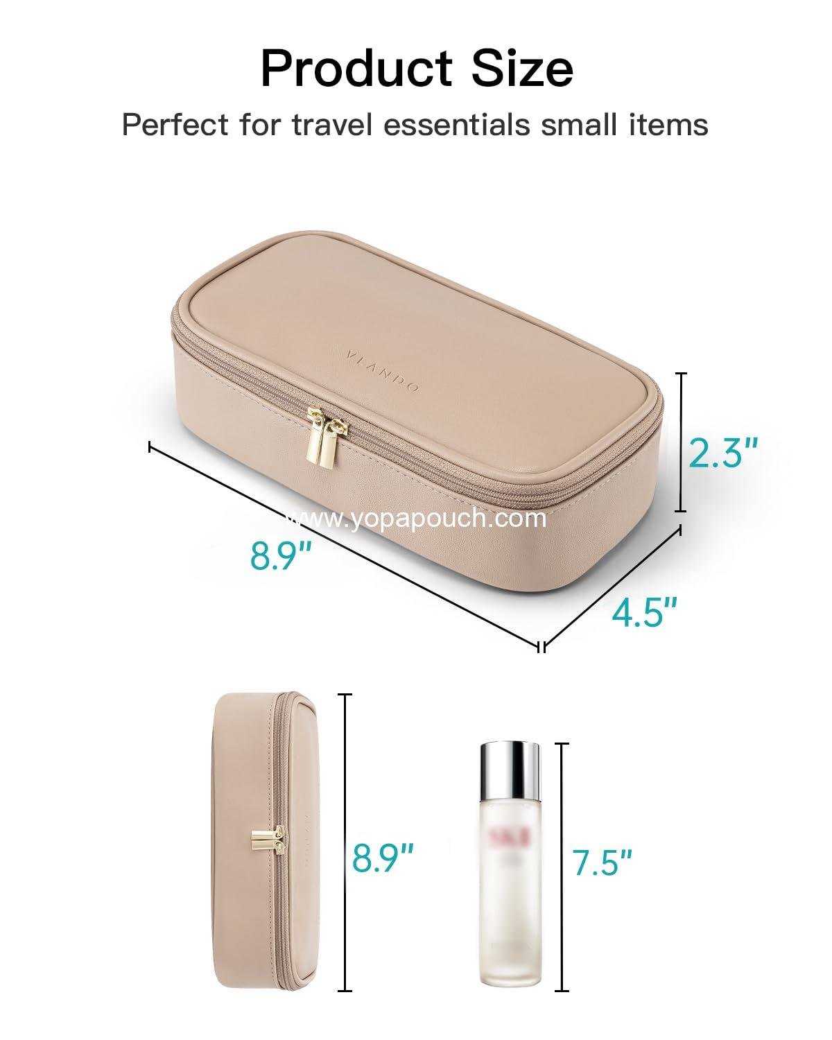 OEM Small Travel Makeup Bag for Women, Perfect Gifts for Girls, Essential Makeup Pouch for Toiletries - Supplier