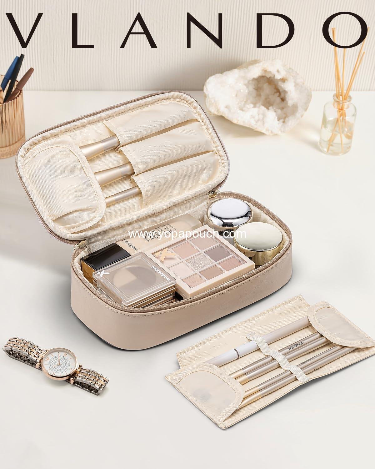 OEM Small Travel Makeup Bag for Women, Perfect Gifts for Girls, Essential Makeup Pouch for Toiletries - Supplier