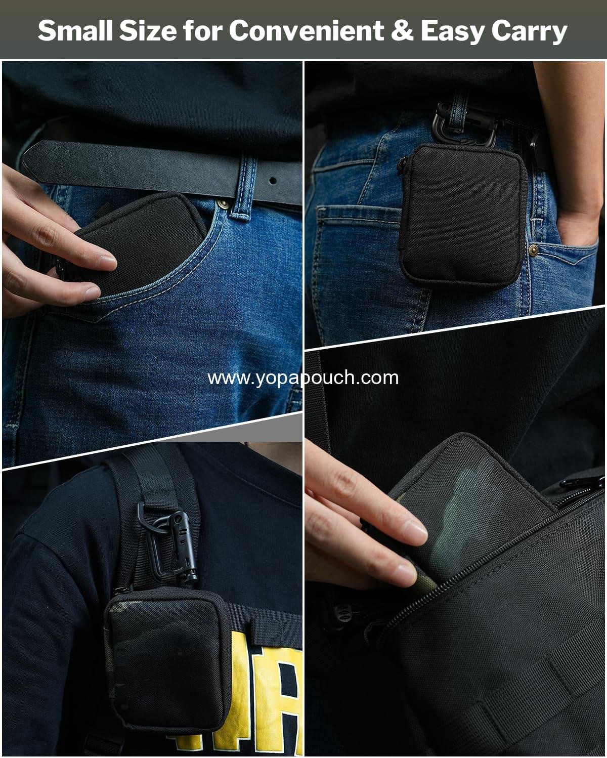 Wholesale Mini EDC Organizer - Small 5.5”x4” Everyday Carry Pouch Supplier