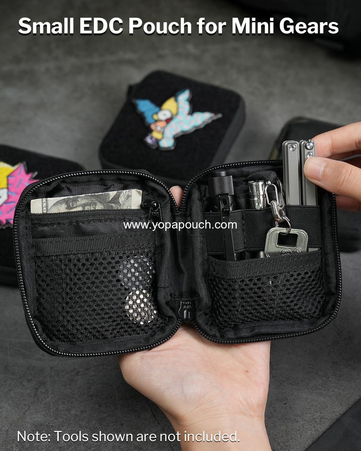 Wholesale Mini EDC Organizer - Small 5.5”x4” Everyday Carry Pouch Supplier