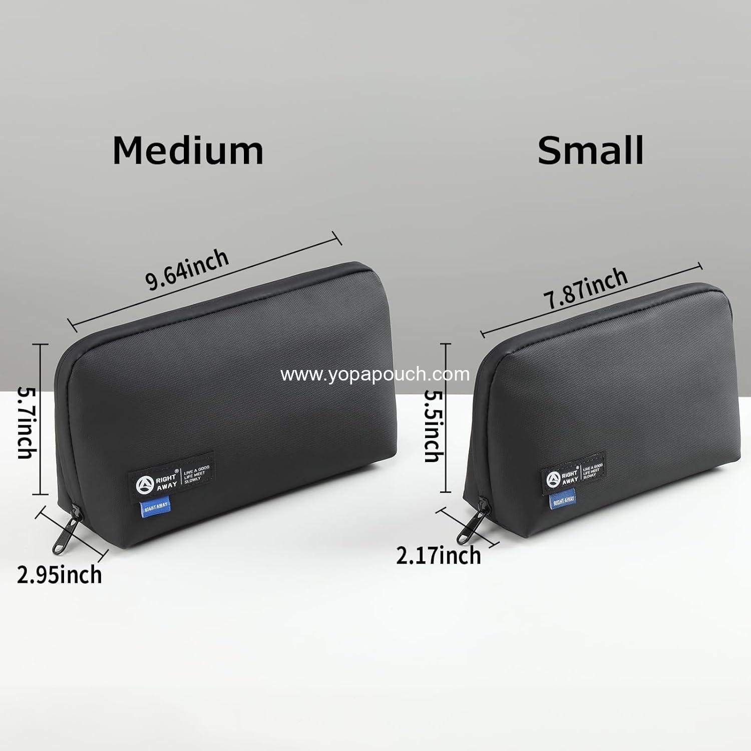 Wholesale Waterproof Travel Tech Pouch - Electronics Organizer for Phone, Charger, and Accessories - Cable Storage Bag (Black) - Supplier