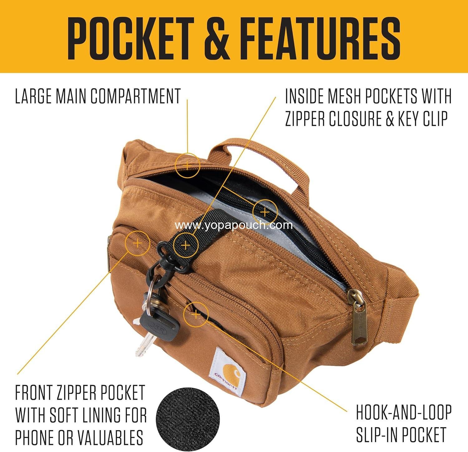 OEM Durable Water-Resistant Adjustable Waist Pack,  Various Sizes, Hip Pack - Supplier