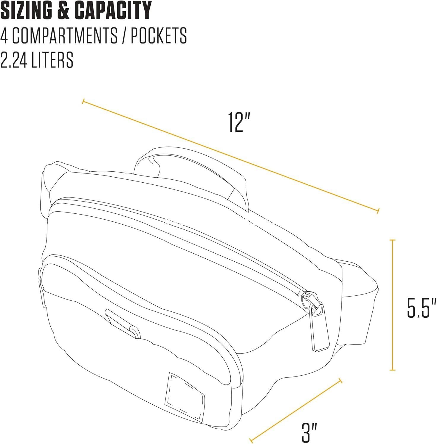 OEM Durable Water-Resistant Adjustable Waist Pack,  Various Sizes, Hip Pack - Supplier