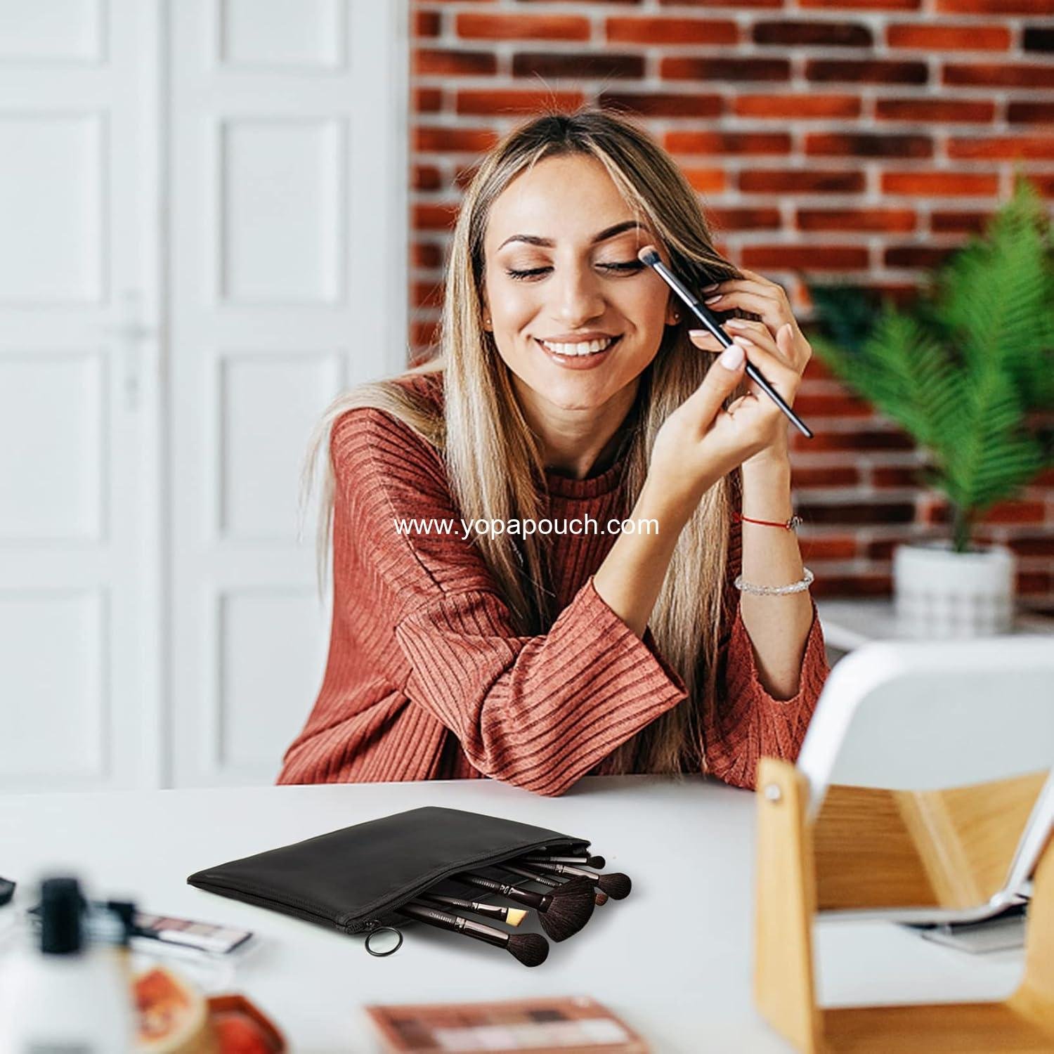 Wholesale Mesh Cosmetic Bag Portable Makeup Pouch Travel Toiletry Organizer 6 Pieces Makeup Mesh Supplier