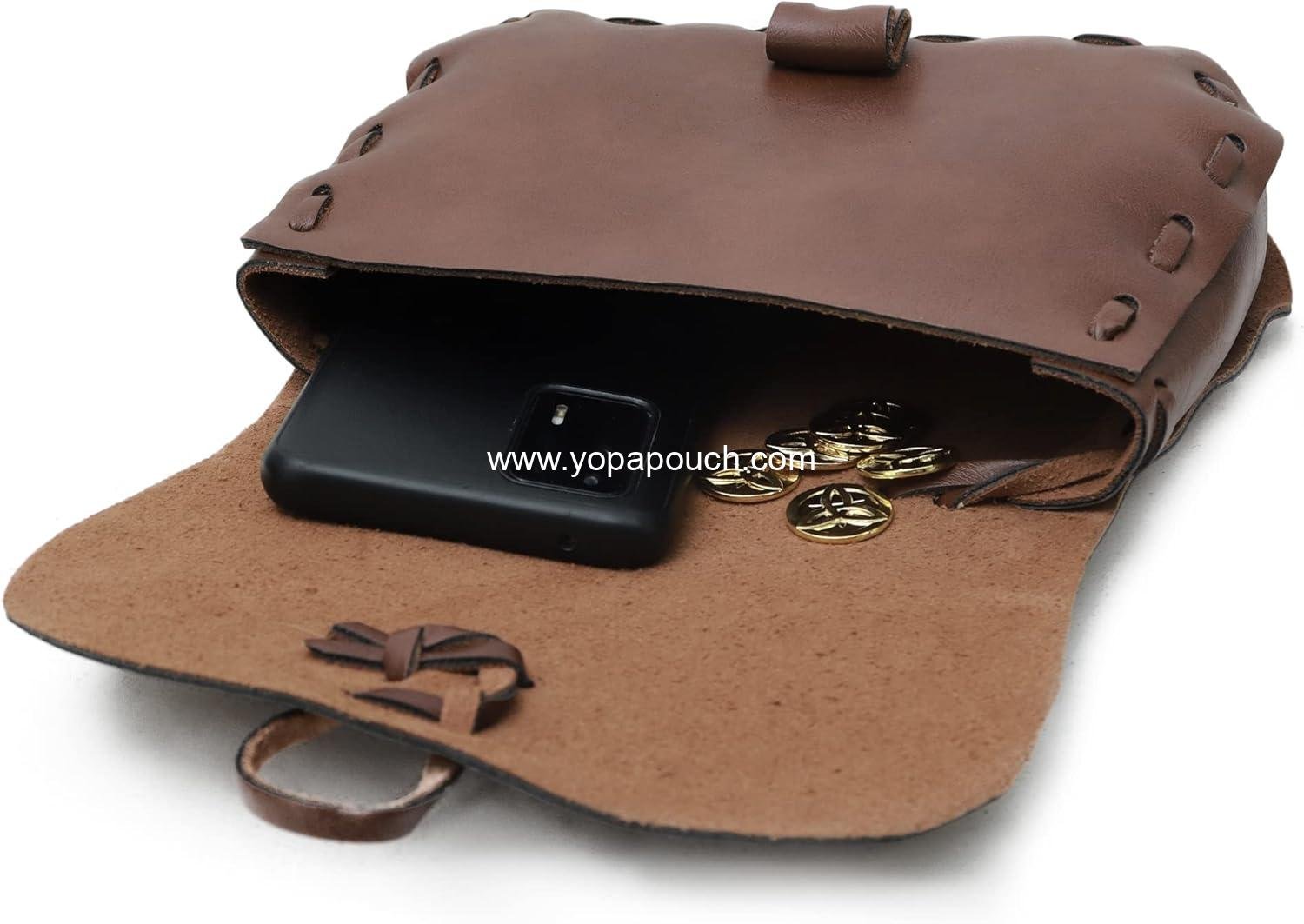 Wholesale Vintage Waist Pack Belt Pouch for Women - LARP Renaissance Costume Accessories - Perfect for Mento - Factory