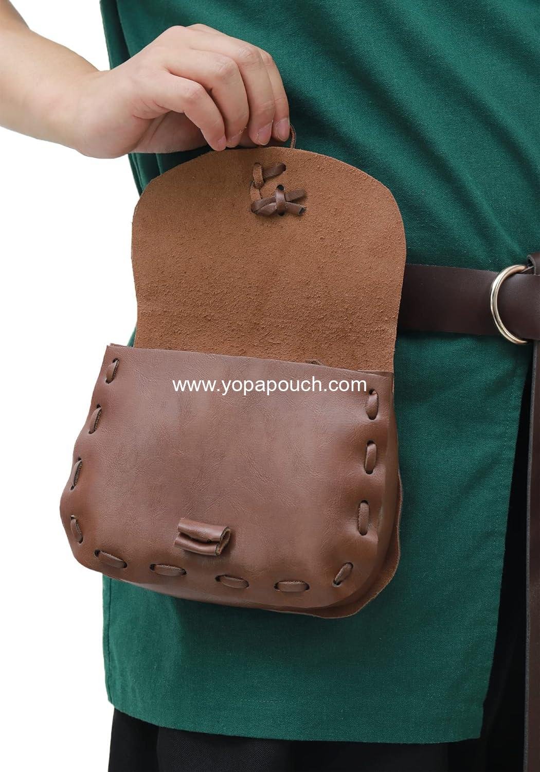 Wholesale Vintage Waist Pack Belt Pouch for Women - LARP Renaissance Costume Accessories - Perfect for Mento - Factory