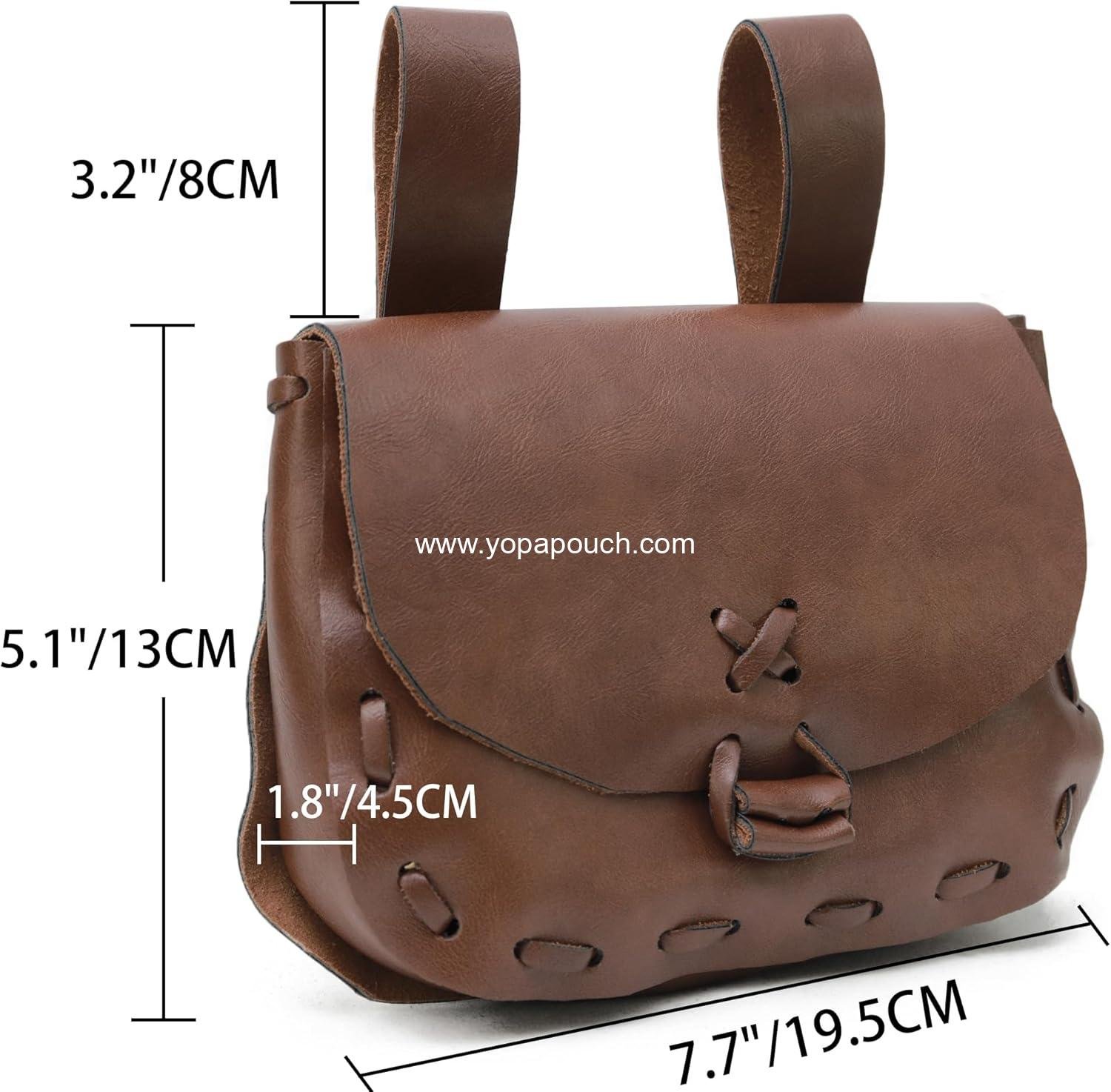 Wholesale Vintage Waist Pack Belt Pouch for Women - LARP Renaissance Costume Accessories - Perfect for Mento - Factory