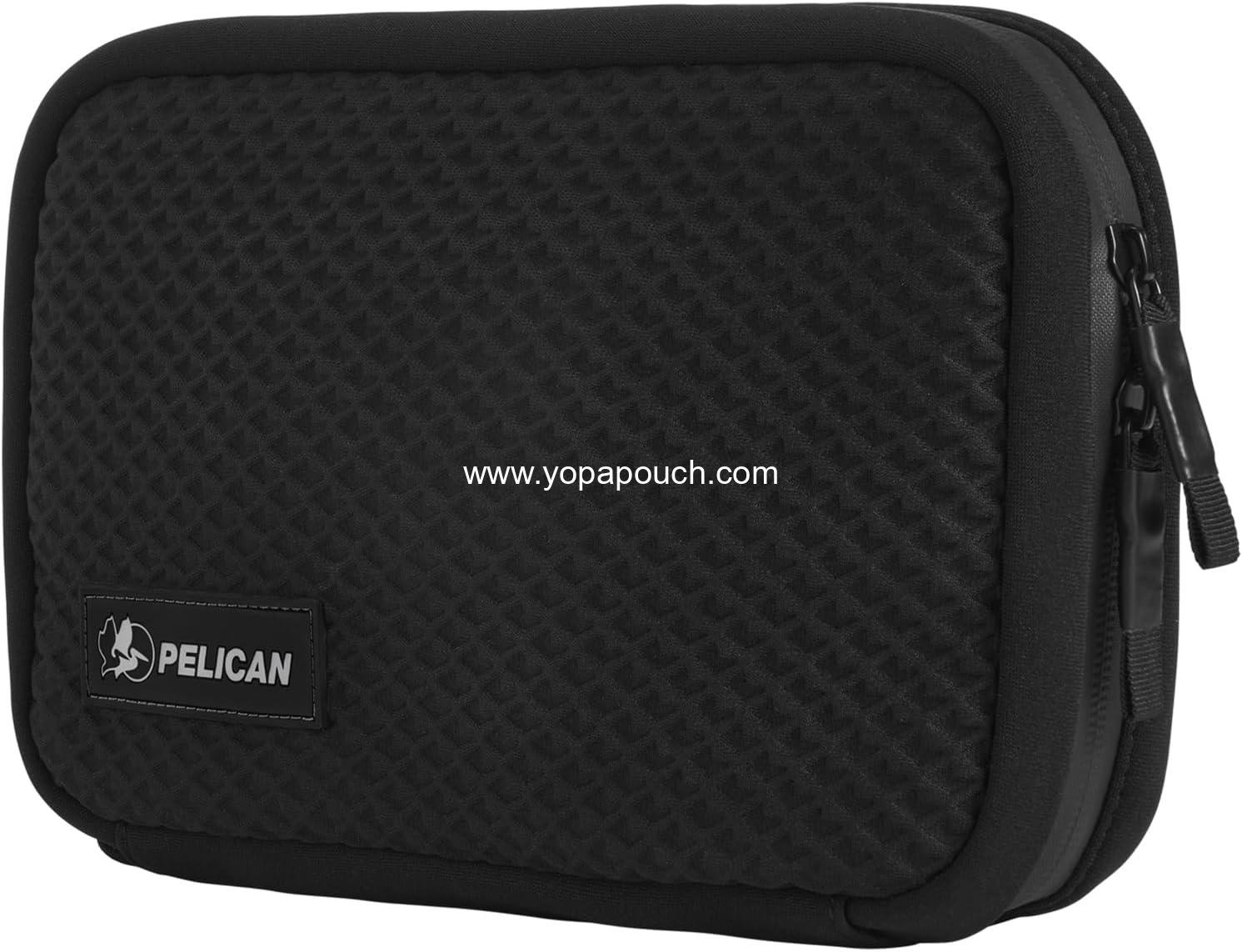 Wholesale Portable Electronic Organizer Travel Case - Storage Bag with Mesh Pockets for Cables, Chargers, Power Bank, AirPods - Cord Organizer and Travel Essentials - Black Supplier