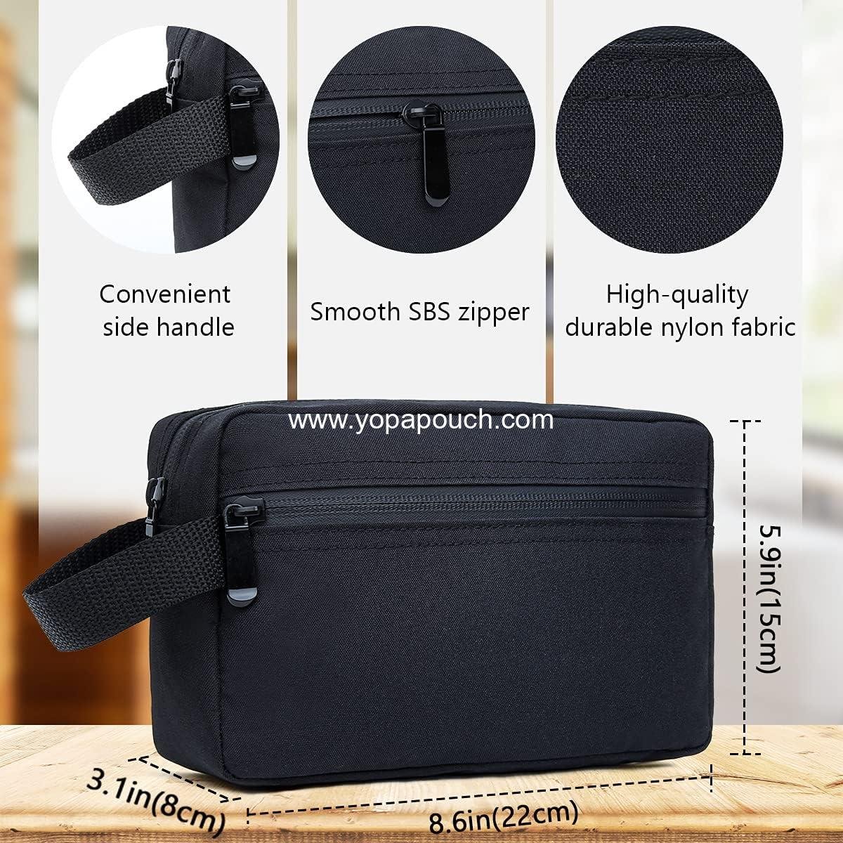 OEM Travel Toiletry Bag for Men and Women, Water-resistant Shaving Bag for Accessories, Foldable Storage with Divider and Handle for Cosmetics and Brushes, Wholesale