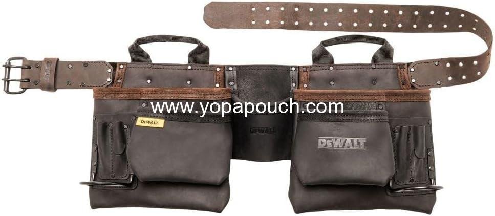 Wholesale Durable Leather Tool Belt, 11 Pocket Professional Design (DWST550112) Supplier