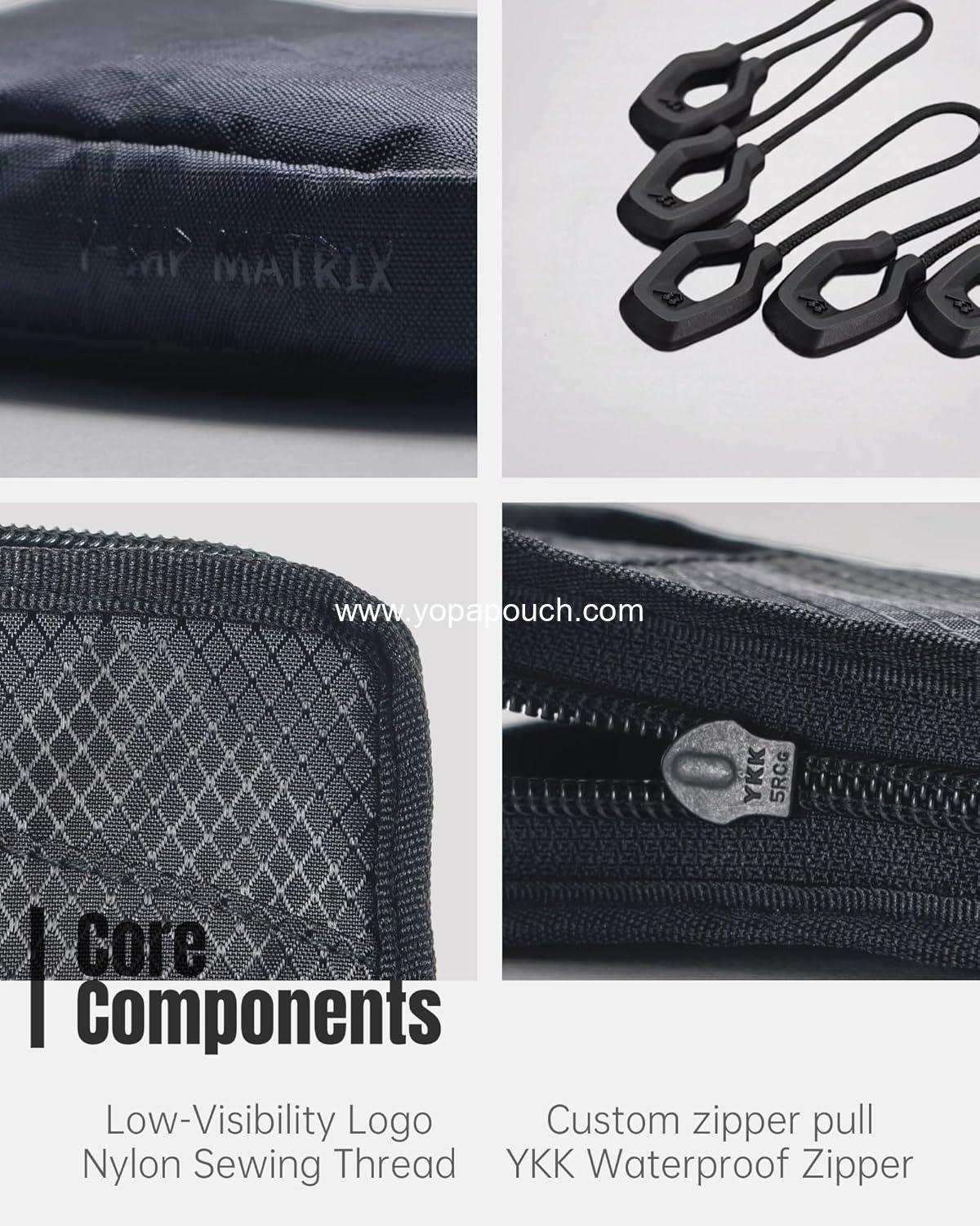 Wholesale Portable Card Wallet for Men - Small Keychain Coin Purse for Travel, Stores Keys, Cards, and Cash (Black) Supplier