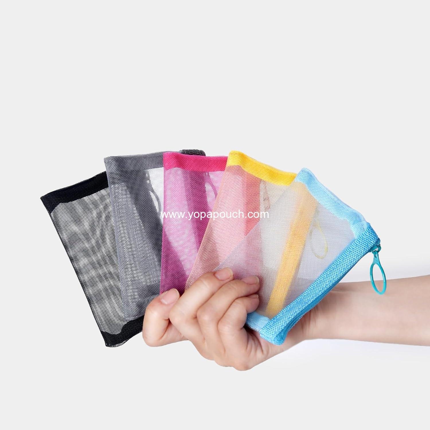 Wholesale Mini Zipper Mesh Bags, 3