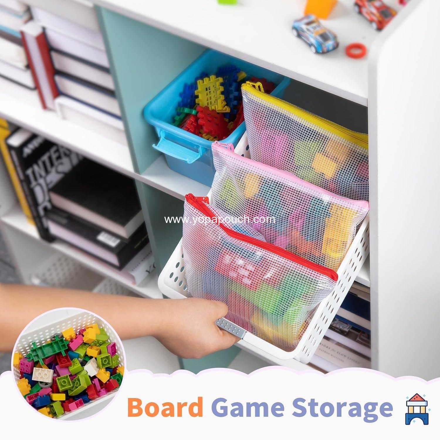 Wholesale 24 Pack Small Zipper Pouch - 12 Colors, 9.5