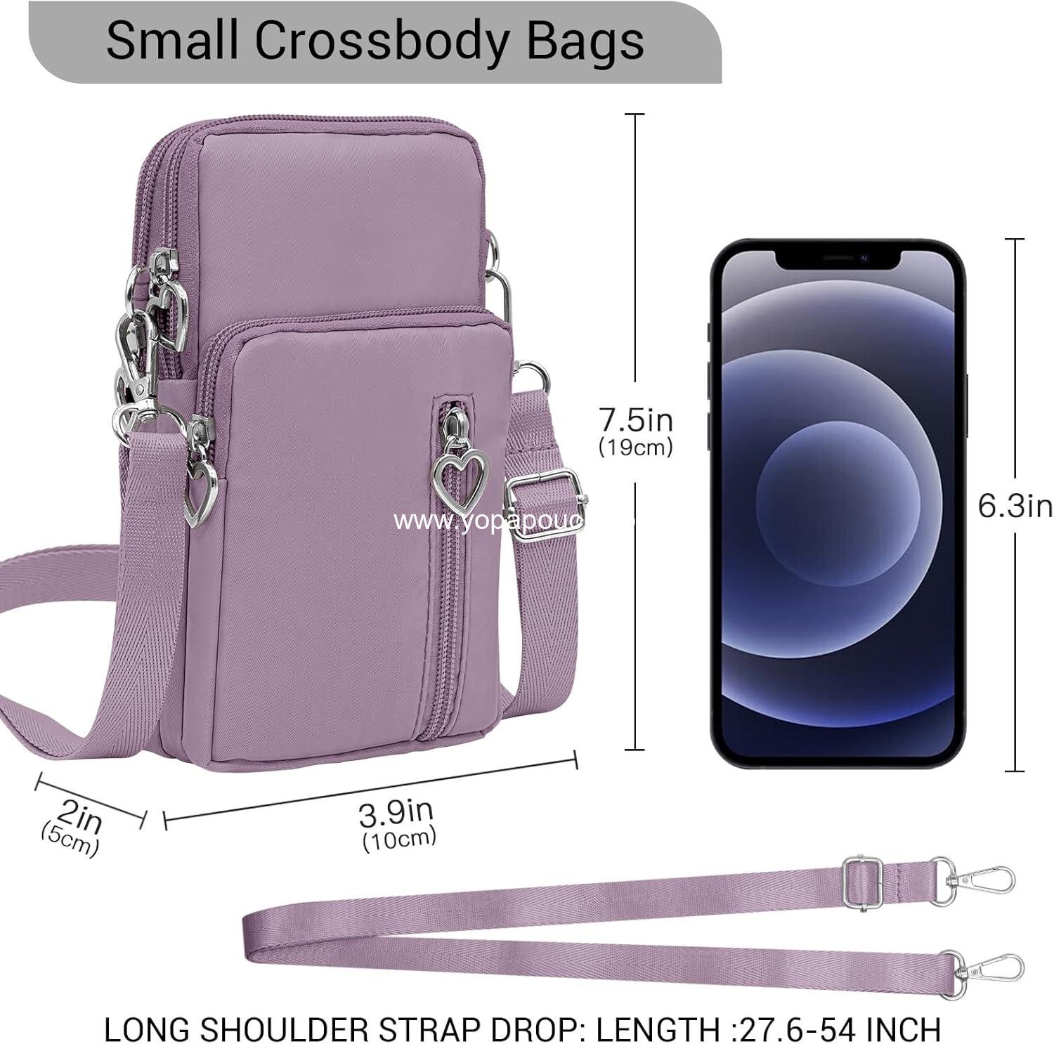 Wholesale Small Crossbody Bags for Women Travel Pouch Shoulder Bag Cell Phone Purse with Adjustable Strap