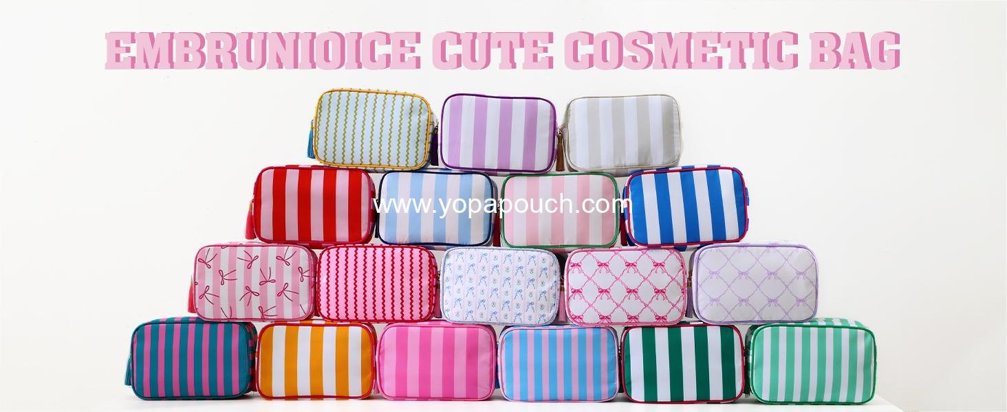 Wholesale Large Canvas Makeup Bag Travel Cosmetic Organizer with Tassel Zipper Pouch for Women - Supplier