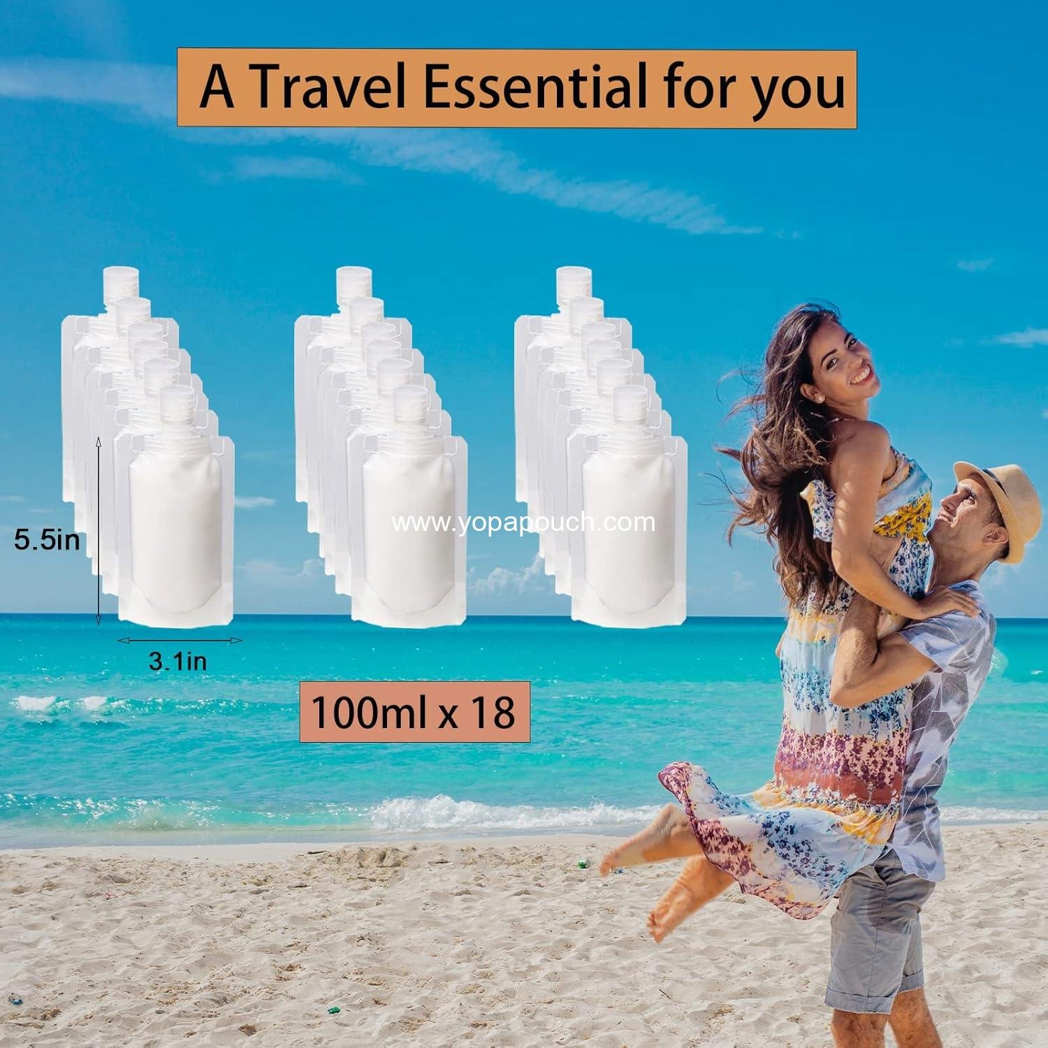 Wholesale 18 PCS Travel Pouches - TSA Approved Makeup Packing Bags - Leak Proof Travel Size Toiletries Containers - Supplier