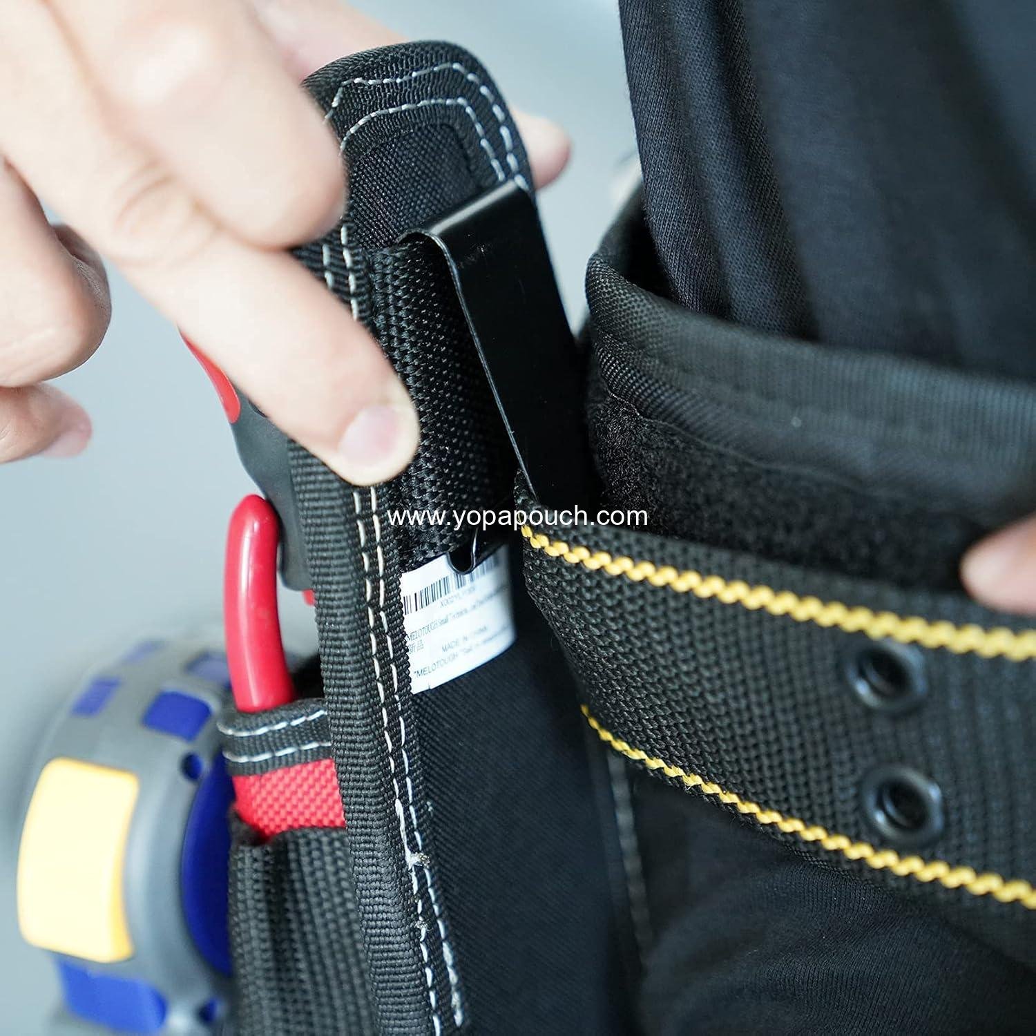 Wholesale Mini Tool Pouch Electrician Clip-On Belt Holster with Snap Clip for Tools - Supplier