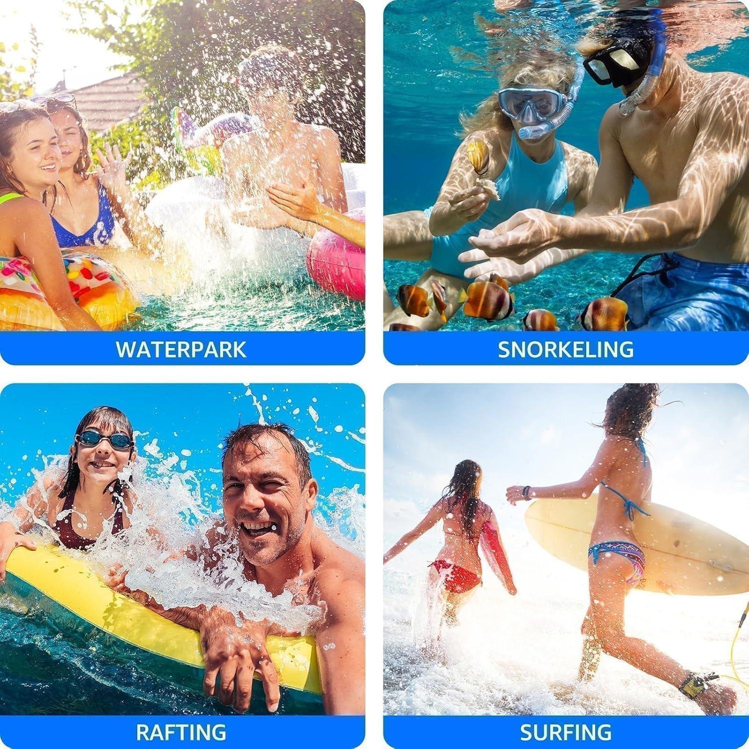 Wholesale Waterproof Phone Pouch with Card Pocket, Large Waterproof Case for iPhone 17 16 15 14 Pro Max, IPX8 Lightweight Cellphone Dry Bag, Beach Cruise Essentials, 8.3