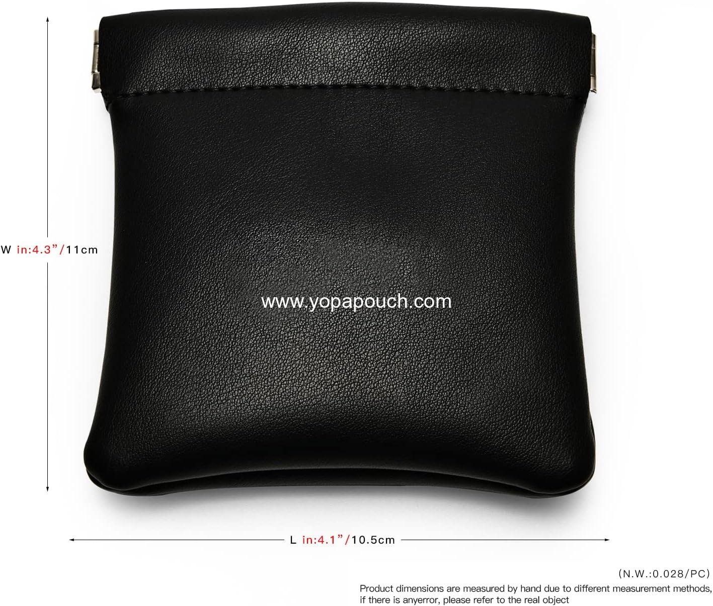Wholesale PU Leather Jewelry Travel Bag Pouch for Christmas and Wedding Party Favors (Large, Black) - Supplier