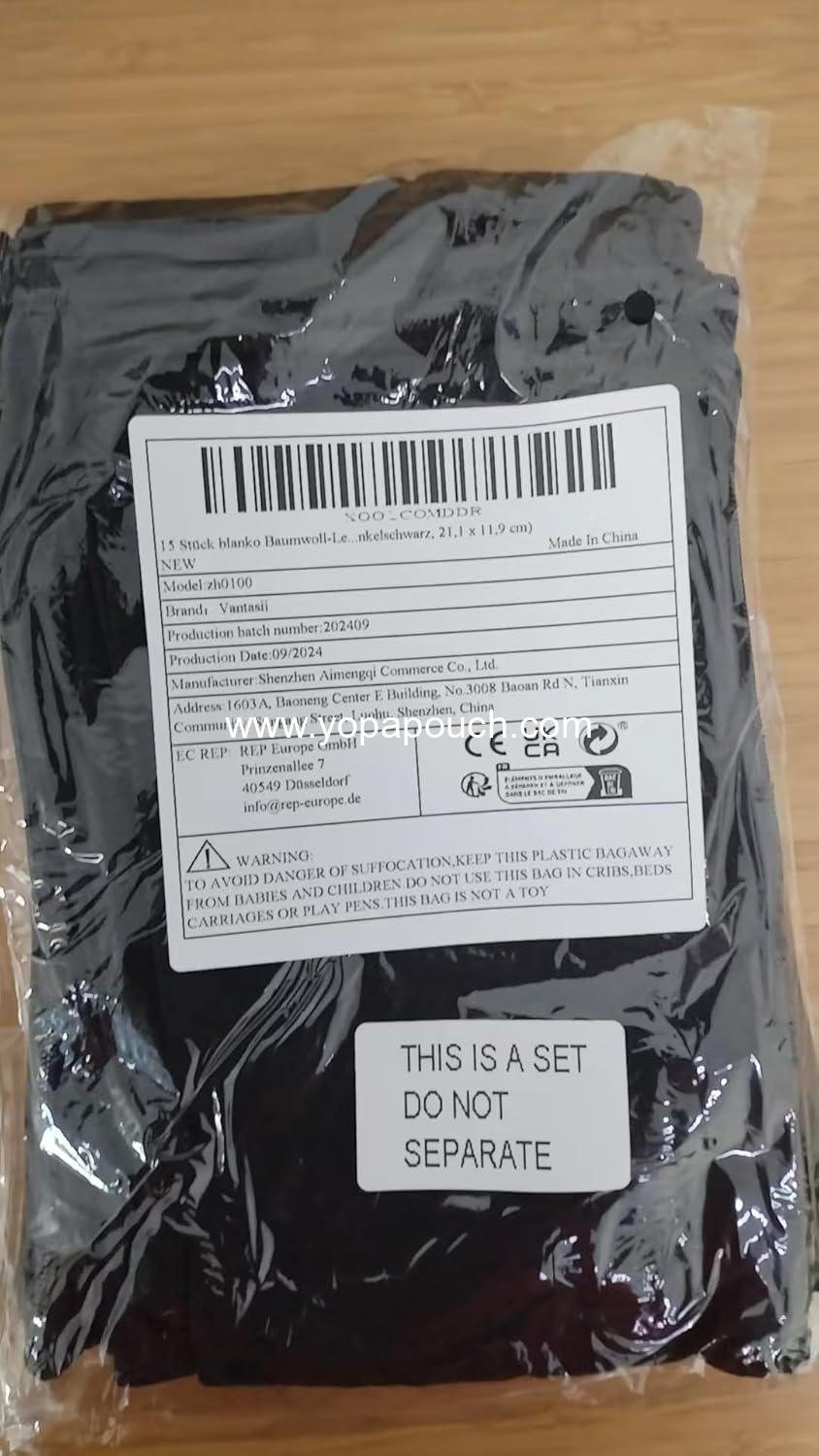 Wholesale 15 Pack Blank Cotton Canvas Zipper Bags Pouches Pencil Cases for Makeup, Cosmetic, and Toiletry Storage - Supplier