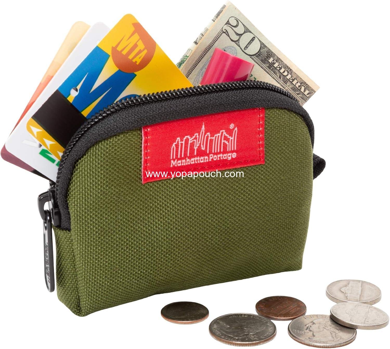 Wholesale Coin Purse with Zipper Closure - Eclectic Colors, Water-Resistant Pouch for Credit Cards, ID, Jewelry, and Keys - 1000D CORDURA® Everyday Carry - Factory