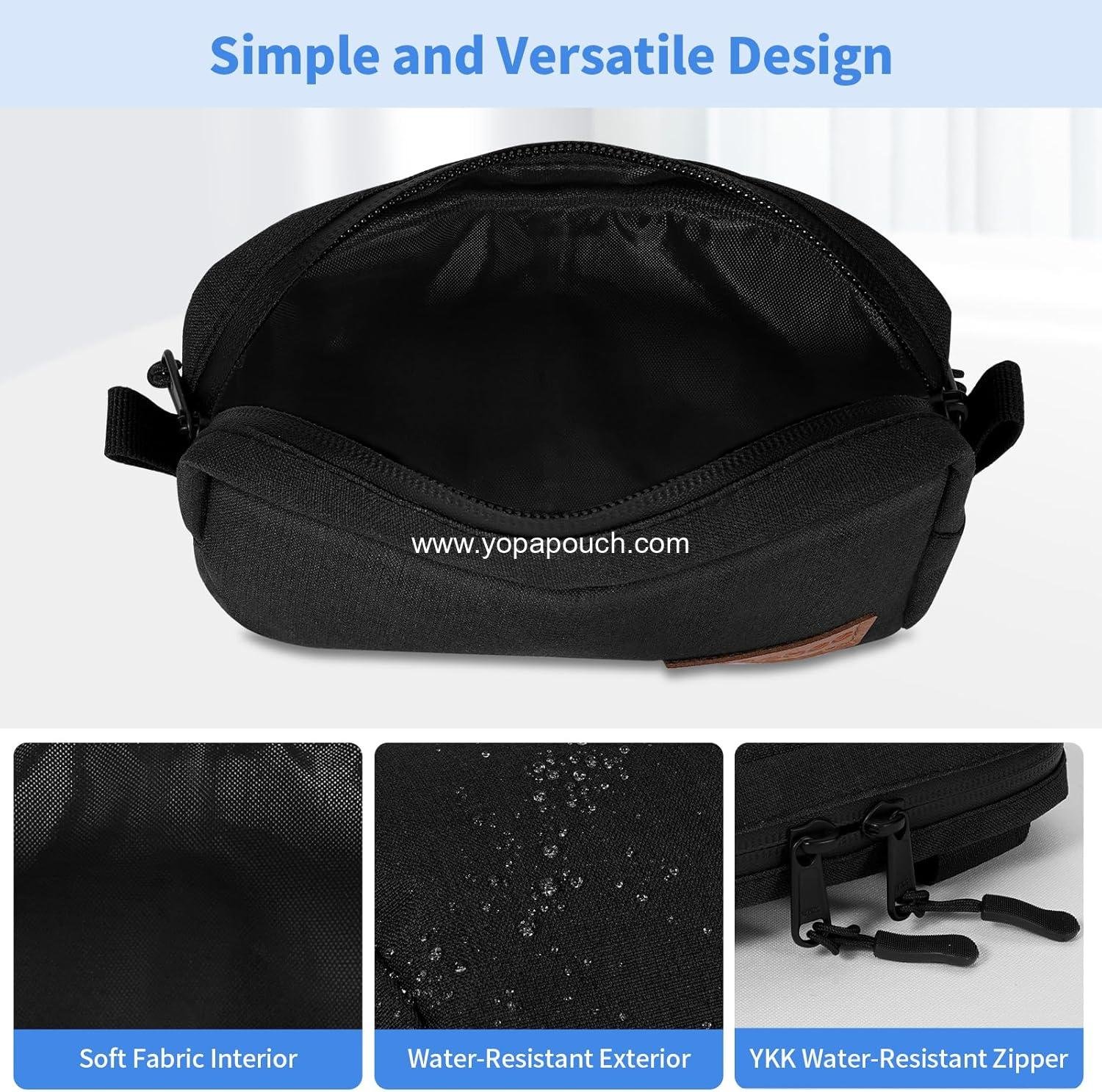 Wholesale Water Resistant Heavy Duty Nylon Waist Pack Pouch for Men and Women with YKK Zippers for Travel and Hiking - Supplier