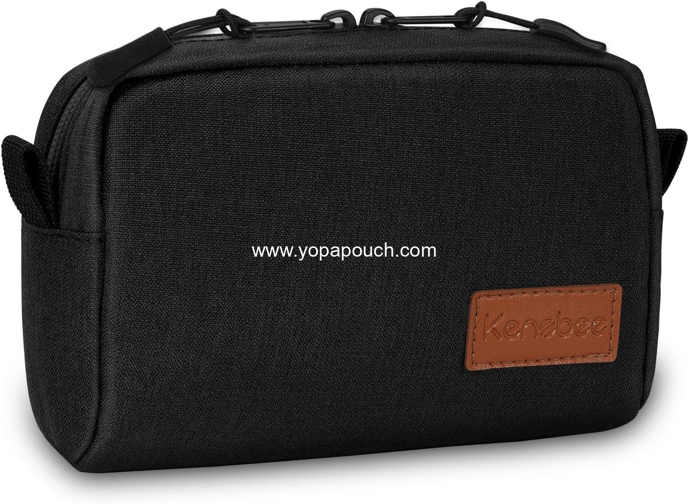 KENOBEE EDC Belt Pouch for Men Women, Water Resistant Heavy Duty Nylon Waist Pack Bag with YKK Zippers for Traveling, Hiking, Outdoors