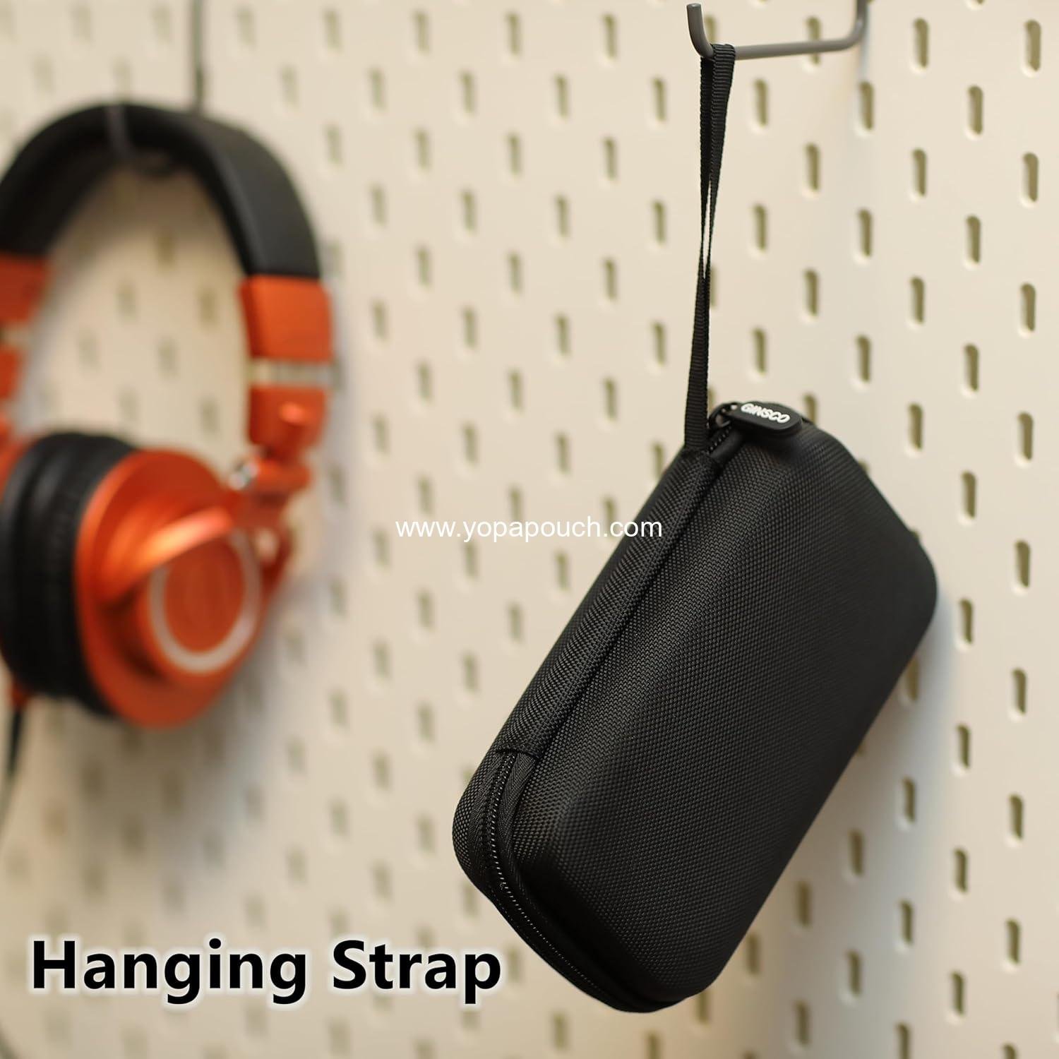 OEM Hard Shell Protection Case Electronic Accessories Organizer Pouch for MacBook Air, Pro Adapter, Chargers, Cables, Power Bank, Sandisk Portable SSD, SD Card (Black) - Supplier