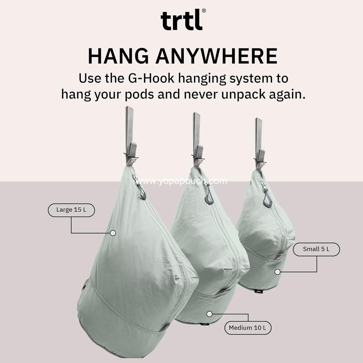 Wholesale Packing Pods, Sea Foam - Packing Cubes for Travel - Organizer Bags to Maximize Space - Includes Carry Strap - Comes with 3 Sizes - 3 Pack Supplier