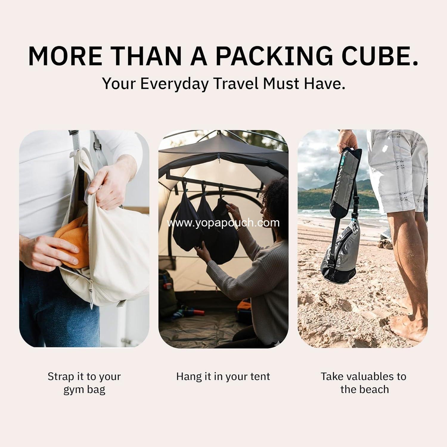 Wholesale Packing Pods, Sea Foam - Packing Cubes for Travel - Organizer Bags to Maximize Space - Includes Carry Strap - Comes with 3 Sizes - 3 Pack Supplier