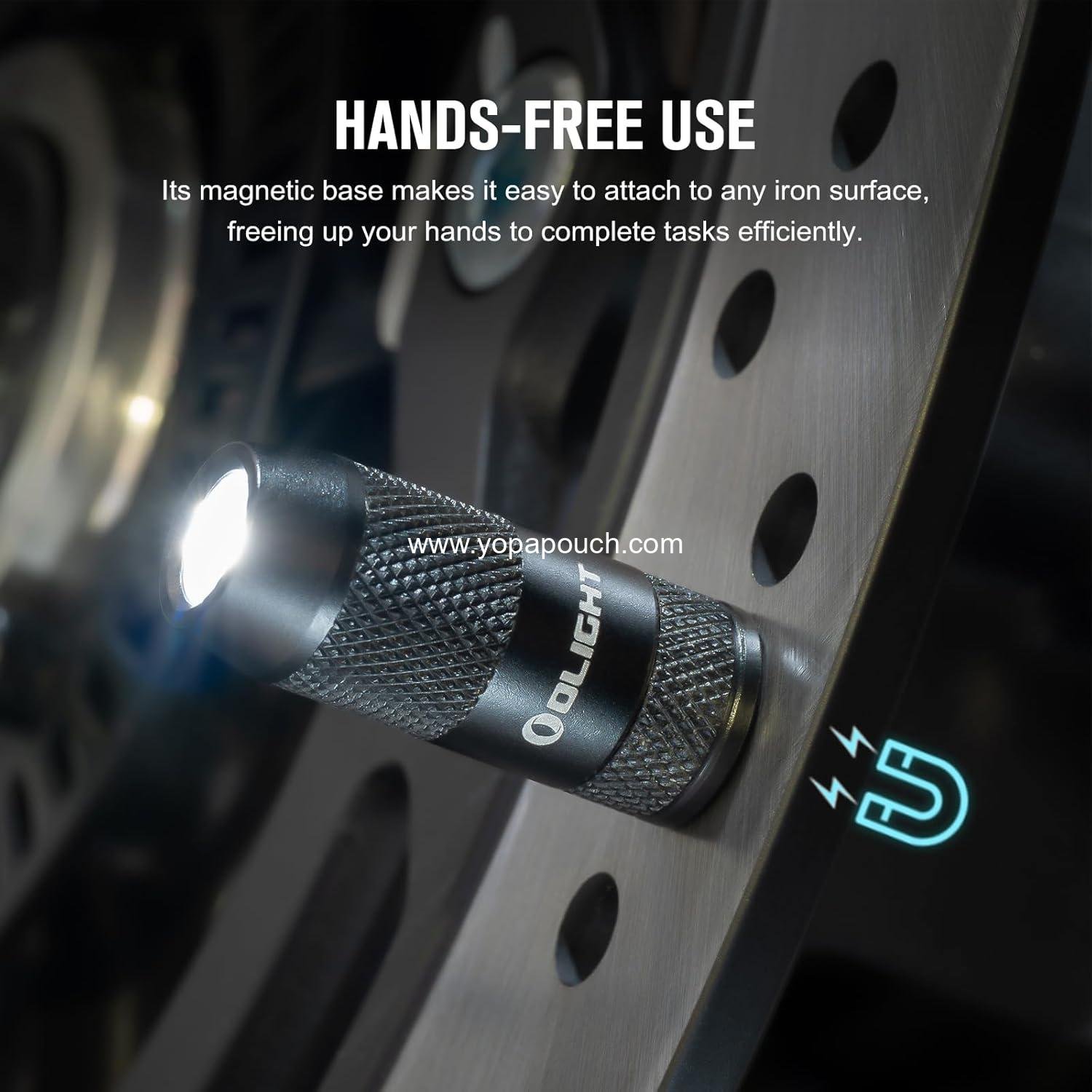 Wholesale EDC Rechargeable Keychain Flashlight, 50 Lumens Compact Portable Mini LED Keyring Light with Built-in Battery for Everyday Carry and Emergencies (Black) Manufacturer