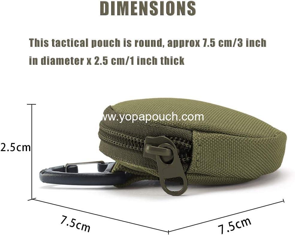 Wholesale Small Coin Pouch Keychain EDC Accessories Case for Military Gear Bags Change Wallet Wireless Headset Pack Supplier