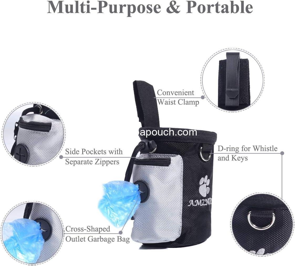 Wholesale Dog Treat Pouch with Waist Belt & Clicker, Training & Walking Snack Fanny Pack, Holds 3 Cups, Black, Manufacturer