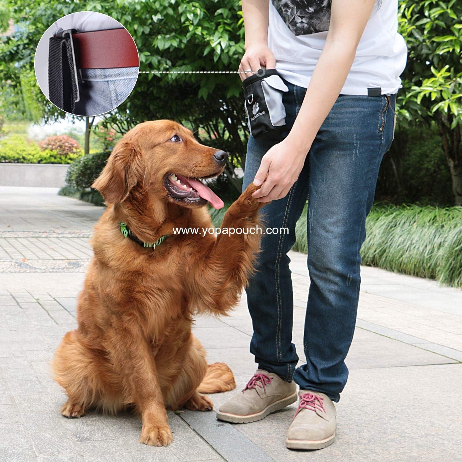 Wholesale Dog Treat Pouch with Waist Belt & Clicker, Training & Walking Snack Fanny Pack, Holds 3 Cups, Black, Manufacturer