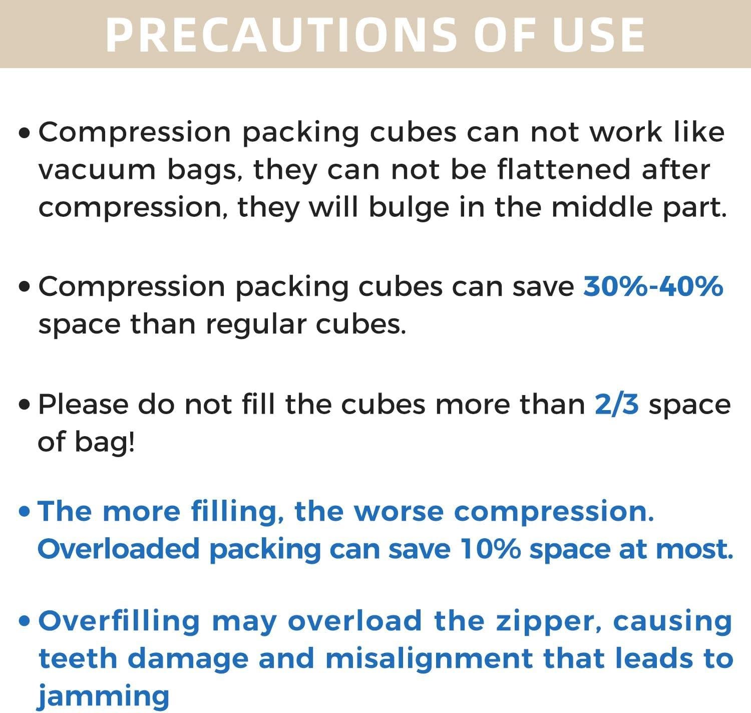 Wholesale Compression Packing Cubes - 4/6/8 Set Expandable Organizers with Half Mesh Design (6-Black) - Manufacturer